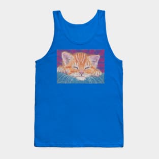 Orange ginger kitten Tank Top